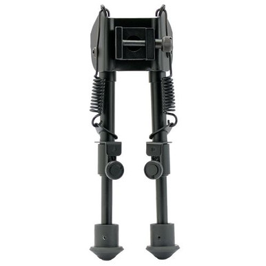 SME SMEBPSPR Shooting  Bipod Black Anodized 6-9" Aluminum