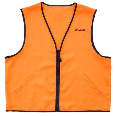 Allen 15766 Deluxe Hunting Vest Large Orange Polyester