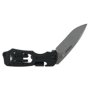 Kershaw 1920 Select Fire  Folding Bead Blasted 8Cr13MoV SS 7.60" Long Plain FRN Black Handle