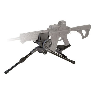 Caldwell 821400 Precision Turret Shooting Rest Black Aluminum 22.40" L x 5.50" W