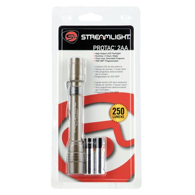 Streamlight 88072 ProTac  Coyote Aluminum White LED 18/250 Lumens 130 Meters Range