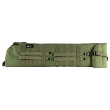 US PeaceKeeper P13135 Shotgun Scabbard  OD Green 600D Polyester 29.50"/34.50" L (Extended) x 7.50" H