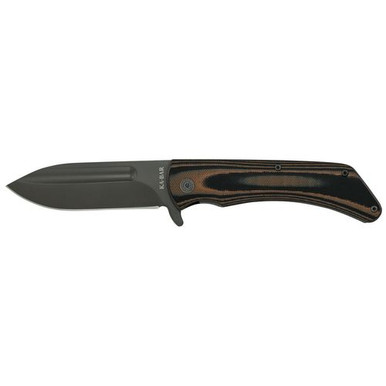 Ka-Bar 3066 Mark 98  3.50" Spear Point Plain 5Cr15 Stainless Steel G10 Multi Color Handle Folding