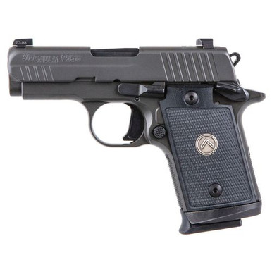 Sig Sauer 9389LEGION P938 Micro-Compact Legion 9mm Luger 3" 7+1 Legion Gray Cerakote Elite Black G10 Grip