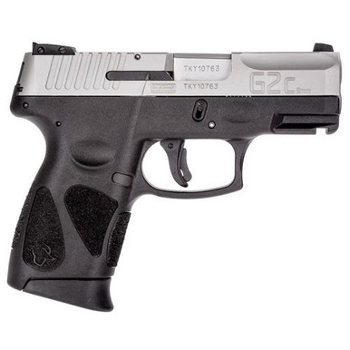 Taurus 1-G2C939-10 G2c  9mm Luger 3.20" 10+1 Black Frame w/Rail Matte Stainless Steel Slide Black Polymer Grip
