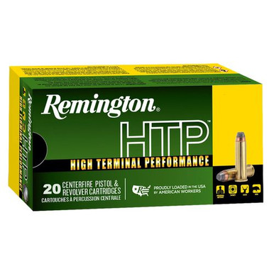 Remington Ammunition 22308 HTP  40 S&W 180 gr Jacketed Hollow Point (JHP) 20 Bx