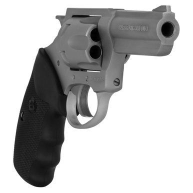 Charter Arms 73802 Pitbull  380 ACP 6rd 3" Overall Stainless Steel with Black Rubber Grip