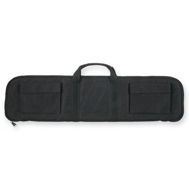 Bulldog BDD49229 Tactical Shotgun Case made of Water-Resistant Nylon with Black Finish, Tricot Lining, 2 External Pouches & 12 Shell Loops 29" L