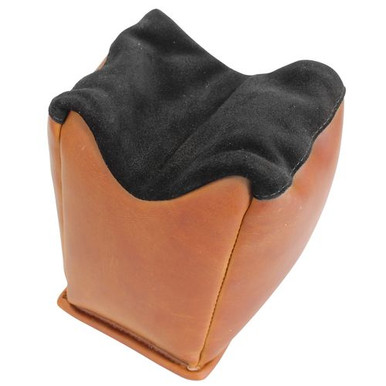 Birchwood Casey 48221 Shooting Rest  Tan Leather with Black Suede Top  4" W x 6" L x 6" H Unfilled Weight 7 lbs