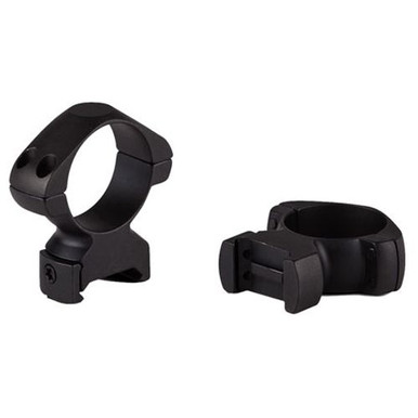 Konus 7400 Scope Ring Set  Picatinny/Weaver Rifle High 1" Matte Black Steel