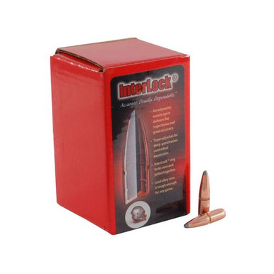 Hornady 2453 InterLock 6mm .243 100 gr Boat Tail Spire Point 100 Per Box