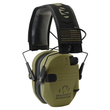 Walker's GWP-RSEMPAT-ODG Razor Patriot Electronic Earmuffs (NRR 23dB)