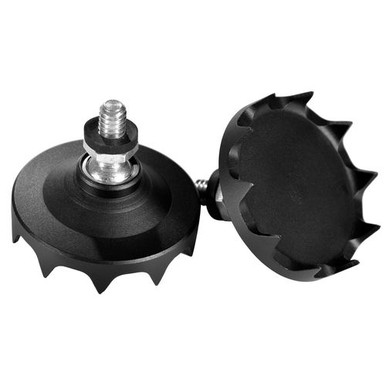 Warne 7951M Precision Bipod Claw Feet Black Steel/Aluminum