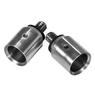 Warne 7954M Precision Atlas Foot Adapter Silver Steel