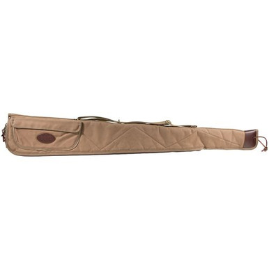 Boyt Harness OGC97PL06 Alaskan Shotgun Case 48" Khaki Canvas with Quilted Flannel Lining, Brass Hardware & Heavy-Duty Web Sling & Spine
