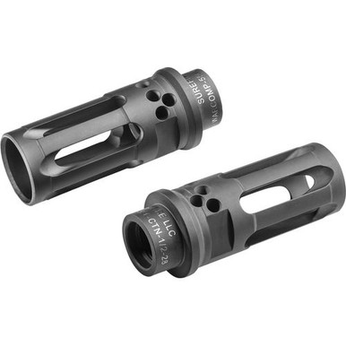 Surefire WARCOMP-556-CTN-1-2-28 Warcomp  5.56x45mm NATO with Closed Tine 1/2"-28 tpi Black Stainless Steel