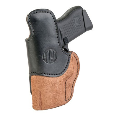 1791 Gunleather RCH3BLBR RCH  Black w/Brown Trim Leather IWB 1911 3"/Ruger LC9 Right Hand