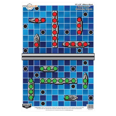 Birchwood Casey 35581 Pregame  Hanging Paper 12" x 18" Battle at Sea Blue 100 Per Pack