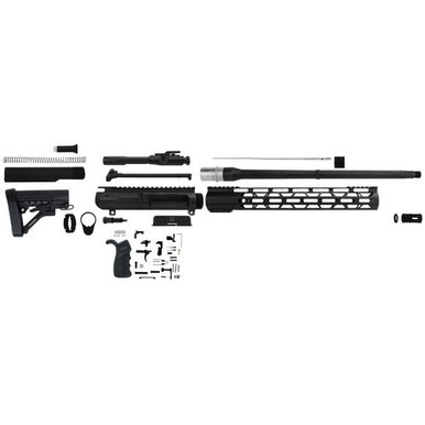 TacFire SSRK308LPK18BN AR Build Kit Rifle 308 Win AR-10 Black Nitride Aluminum 5/8"-24 tpi *Sports South Exclusive.