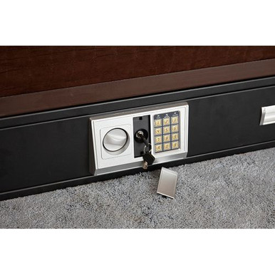 SnapSafe 75400 Specialty Safe Under Bed XXL Access Code/Key Entry Black 14 Gauge Steel