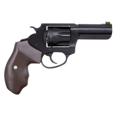 Charter Arms 63270 Professional  32 H&R Mag 7rd 3" Overall Black Nitride+ Stainless Steel with Walnut Grip