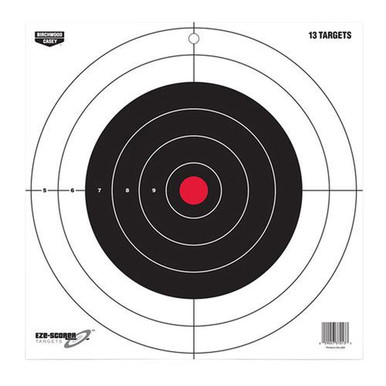 Birchwood Casey 37013 EZE-Scorer Bull's-Eye Bullseye Paper Target 12" x 12" 13 Per Pack