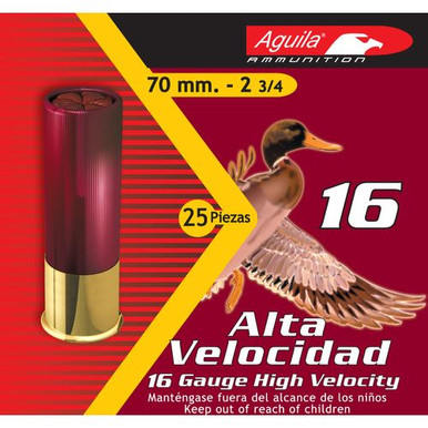 Aguila 1CHB1607 Field  16 Gauge 2.75" 1 1/8 oz 7.5 Shot 25 Bx/ 10 Cs