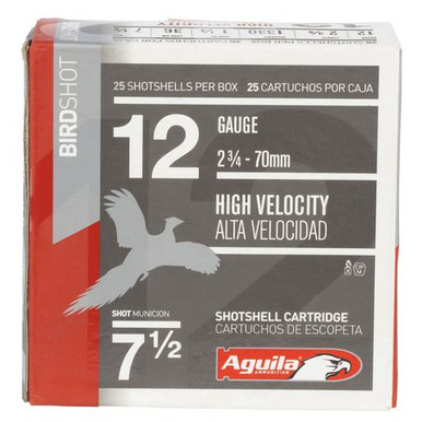 Aguila 1CHB1207 Field  12 Gauge 2.75" 1 1/4 oz 7.5 Shot 25 Bx/ 10 Cs
