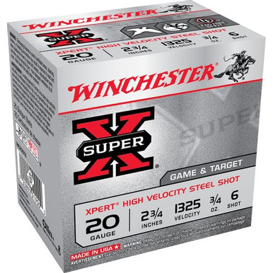 Winchester Ammo WE28GT6 Super X Xpert High Velocity 28 Gauge 2.75" 5/8 oz 6 Shot 25 Bx/ 10 Cs
