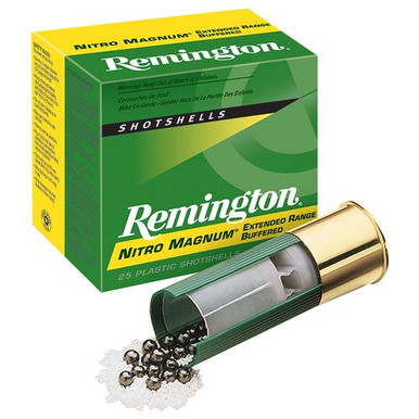 Remington Ammunition 20672 Nitro Mag  20 Gauge 3" 1 1/4 oz 4 Shot 25 Bx/ 10 Cs