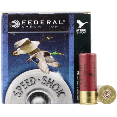 Federal WF1454 Speed-Shok 12 Gauge 2.75" 1 1/8 oz 4 Shot 25 Per Box