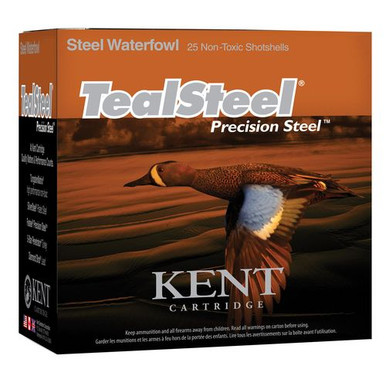 Kent Cartridge KTS203286 Teal Steel Waterfowl 20 Gauge 3" 1 oz 6 Shot 25 Bx/ 10 Cs