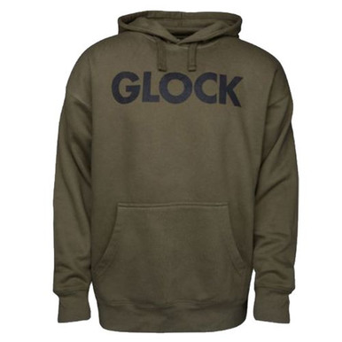 Glock AP95788 Traditional Hoodie  OD Green Long Sleeve Medium