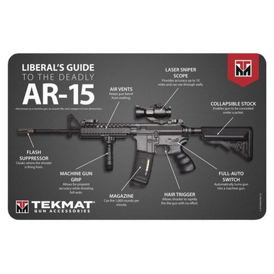TekMat TEKR17AR15MEDIA Original Cleaning Mat Liberal's Guide to the AR-15 11" x 17"