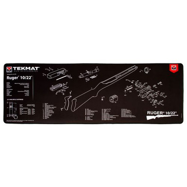 TekMat TEKR441022 Ultra Premium Cleaning Mat  Ruger 10-22 Parts Diagram 15" x 44"