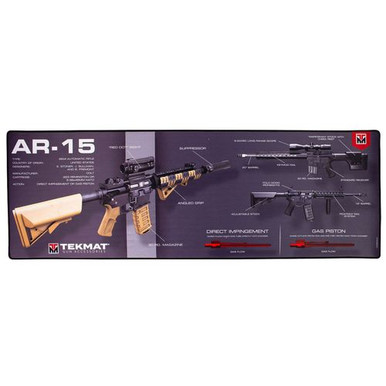 TekMat TEKR44AR15WPD Ultra Premium Cleaning Mat  AR-15 Weapons Platform Design 15" x 44"