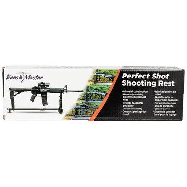 BenchMaster BMPSSR Perfect Shot  Universal Black 17"-29" Steel