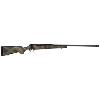 Bergara Rifles BPR33300PRC Premier Highlander 300 PRC 2+1 24" Woodland Camo Grayboe Stock Sniper Gray Cerakote Right Hand