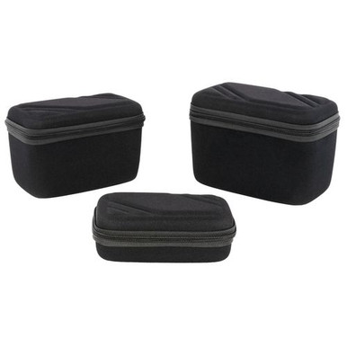 US PeaceKeeper P25020 Gear/Ammo Case  Black EVA Denier Nylon (Set of 3) 8" W x 4.50" H x 5.25" D , 7.5" W x 4" H x 4.75" D , 7" W x 4" H x 2.25" D