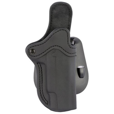 1791 Gunleather ORPDH1SBLR Optics Ready PDH-1 Paddle Holster Stealth Black Leather OWB 1911 4"-5" Right Hand