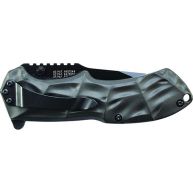 Smith & Wesson Black Ops M.A.G.I.C. Assisted Opening Liner Lock Folding Knife Drop Point Blade with Aluminum Handle