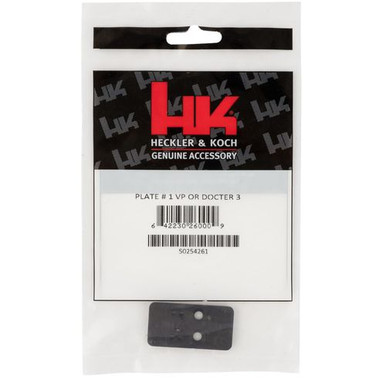 HK 50254261 Optics Plate #1 Black HK VP9 w/Optic Cuts Steel Handgun