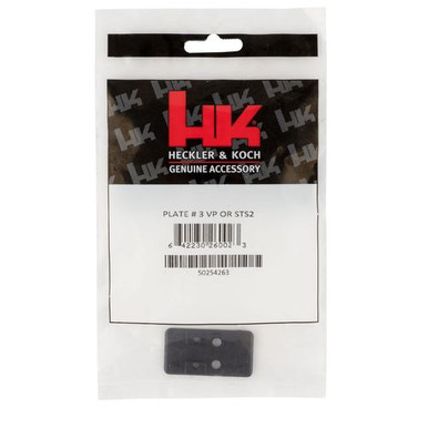 HK 50254263 Optics Plate #3 Black HK VP9 w/Optic Cuts Steel Handgun