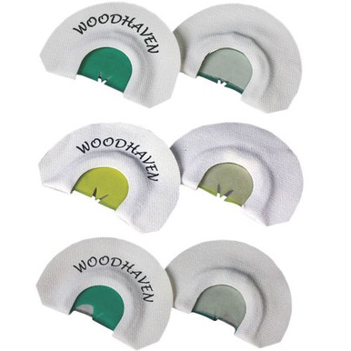 Woodhaven WH016 Top 3 Pro Pack Diaphragm Call Triple Reed Attracts Turkeys White 3 Per Pkg