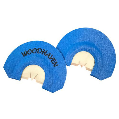 Woodhaven WH078 Blue Vyper Billy Yargus Diaphragm Call Double Reed Attracts Turkeys Blue