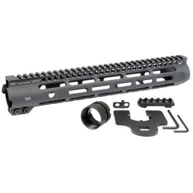 Midwest Industries MISLH12625 Slimline  AR-15 Black Hardcoat Anodized Aluminum/Polymer 12.625" Picatinny/M-LOK
