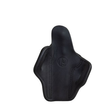 1791 Gunleather ORBH1SBLR Optics Ready BH1 Belt Holster Stealth Black Leather OWB 1911 4"-5" Right Hand