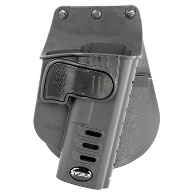 Fobus GLCH CH Series  Paddle Black Polymer Belt compatible with Glock 17,19,22-23,31-32,34-35,45 Right Hand