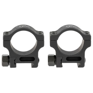 Trijicon AC22009 Scope Ring Set  Picatinny Rail 30mm Black Hardcoat Anodized Aluminum