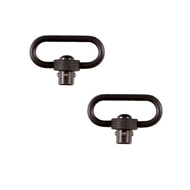 Allen 14516 Quick Detach Swivel  Set 1.25" Push Button Black Steel